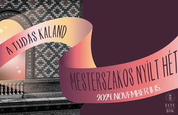 Mesterszakos Nyílt Hét - 2024. november 11–15.